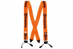 Подтяжки с кожаными ремешками креплений на пуговицы Husqvarna 5056185-10