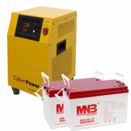 Инвертор CyberPower CPS 3500 PRO + 2 x АКБ 100А/ч