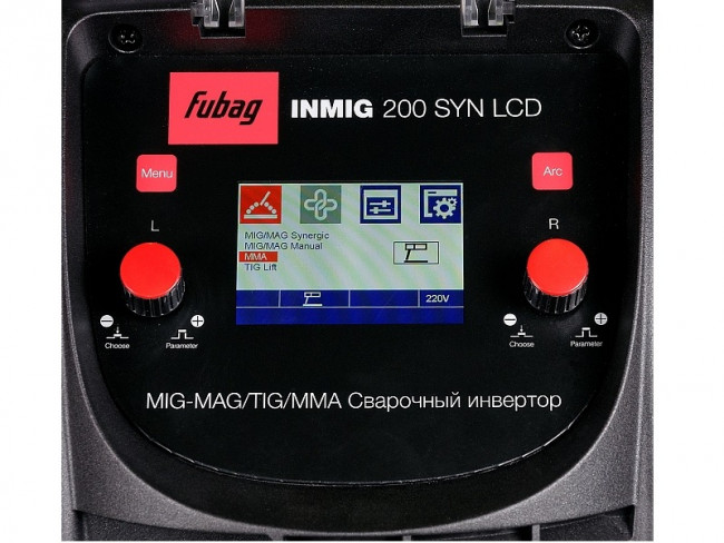 Сварочный INMIG 200 SYN LCD 38430.2 инверторный полуавтоматический