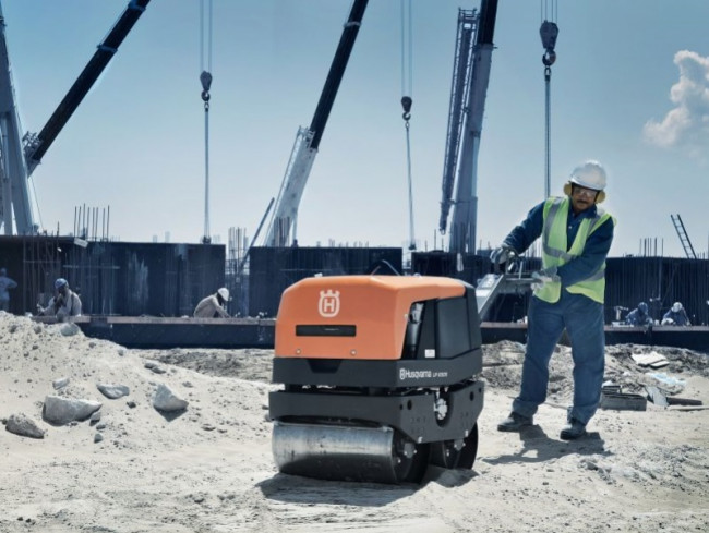 Каток ручной двухвальцовый Husqvarna (Atlas Copco) LP 6505 E 9678557-03 Каток ручной двухвальцовый Husqvarna (Atlas Copco) LP 6505 E 9678557-03