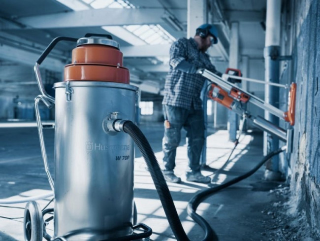 HUSQVARNA W 70 для бетонной пыли промышленный пылесос 9677020-02