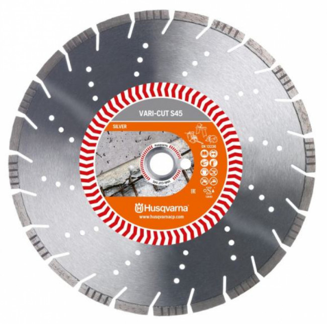 Алмазный диск VARI-CUT S45 (VN45) 300-25,4 HUSQVARNA 5798174-10 /5430672-41