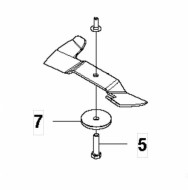 Нож центральный дека 112 см / 103 см Husqvarna 5888244-10