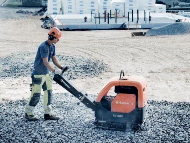 Husqvarna (Atlas Copco) LG 504 DE Реверсивная виброплита 9678555-06