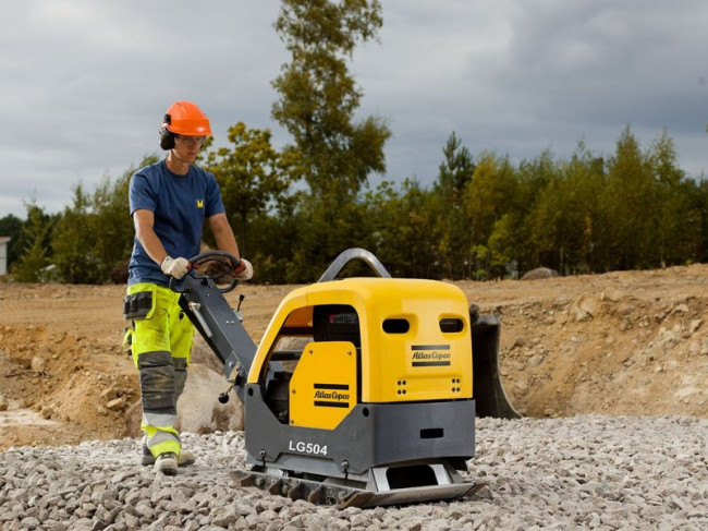Husqvarna (Atlas Copco) LG 504 DE Реверсивная виброплита 9678555-06