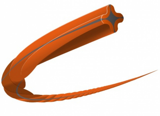 Корд триммерный 2,4мм/12м бесшумный Whisper Twist HUSQVARNA 5976691-20