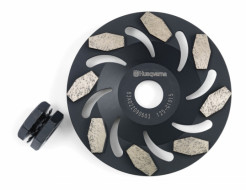 Алмазная чашка для УШМ 125х22,2/М14 средняя шлифовка зерно 50 HUSQVARNA G1045 5430934-74 (до М200)