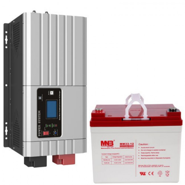 Комплект ИБП Hiden Control HPS30-1012 + АКБ 33 Ач