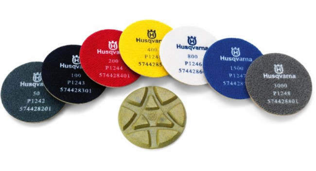 Полировальный диск для машин PG P1246 HUSQVARNA 5744286-01 (зерно 800) Полировальный диск для машин PG P1246 HUSQVARNA 5744286-01 (зерно 800)