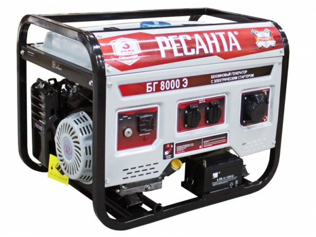 Ресанта БГ 8000 Э Генератор бензино-газовый 64/1/48