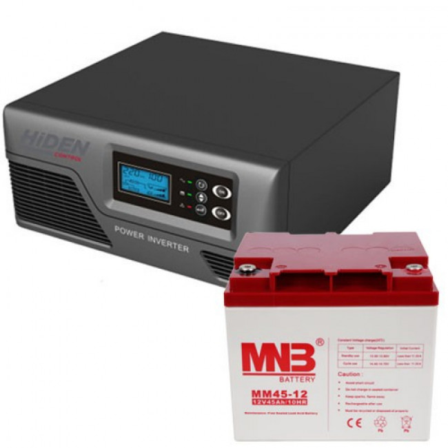 Комплект ИБП Hiden Control HPS20-1012 + АКБ 45 Ач