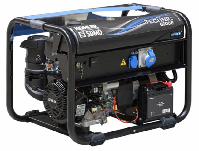 SDMO TECHNIC 6500 E C5 с АВР Бензиновый генератор