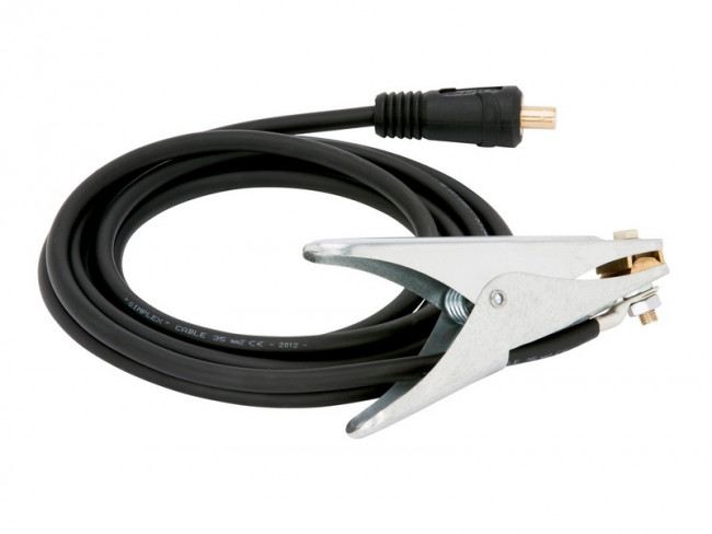 Кабель заземления 35мм с зажимом 4м FUBAG 38 003