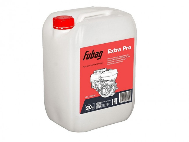 Масло моторное полусинтетическое Extra Pro SAE5W40 SL/CF 20л FUBAG 838800