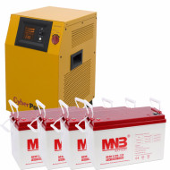 Инвертор CyberPower CPS 5000 PRO + 4 x АКБ 100 Ач