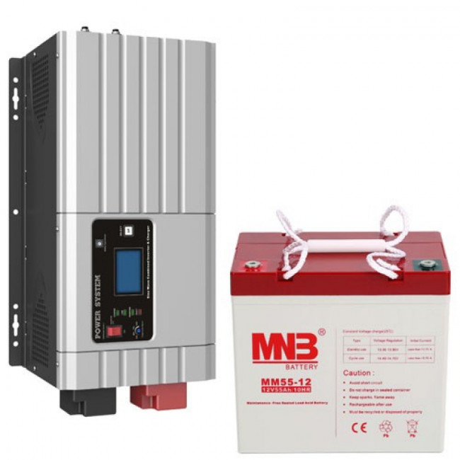 Комплект ИБП Hiden Control HPS30-2012 + АКБ 55 Ач