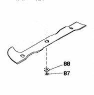 Нож для трактора правый Husqvarna 5815180-01