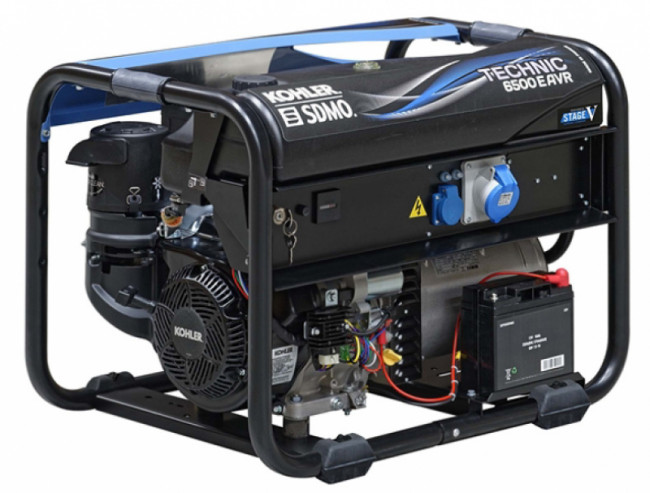 SDMO TECHNIC 6500 E AVR C5 с АВР Бензиновый генератор