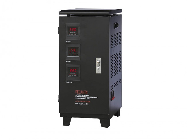 Ресанта АСН9000/3-ЭМ Стабилизатор  3-х фазный 63/4/4
