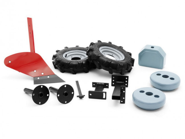 Принадлежность к культиватору HUSQVARNA TF334/TF434P Плуг-окучник с пневмоколесами, сцепкой и противовесом 5794861-01