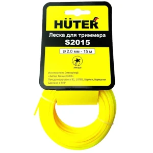 Леска Huter S2015 для триммера, 2 мм, звезда