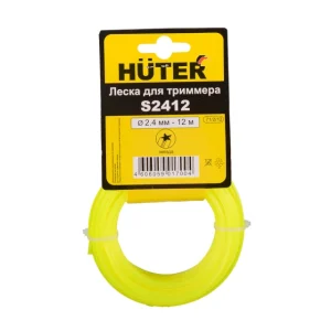 Леска Huter S2412 для триммера, 2.4 мм, звезда