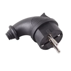 Вилка угловая с/з, каучук IP44 16А 250В Вихрь