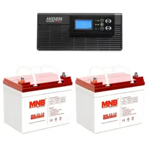 Комплект ИБП Hiden Control HPS20-0312 + 2 АКБ MNB-AGM 33 Ач