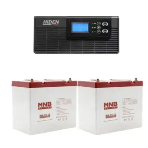 Комплект ИБП Hiden Control HPS20-0312 + 2 АКБ MNB-AGM 55 Ач