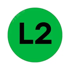 Наклейка L2 d=20мм PROxima